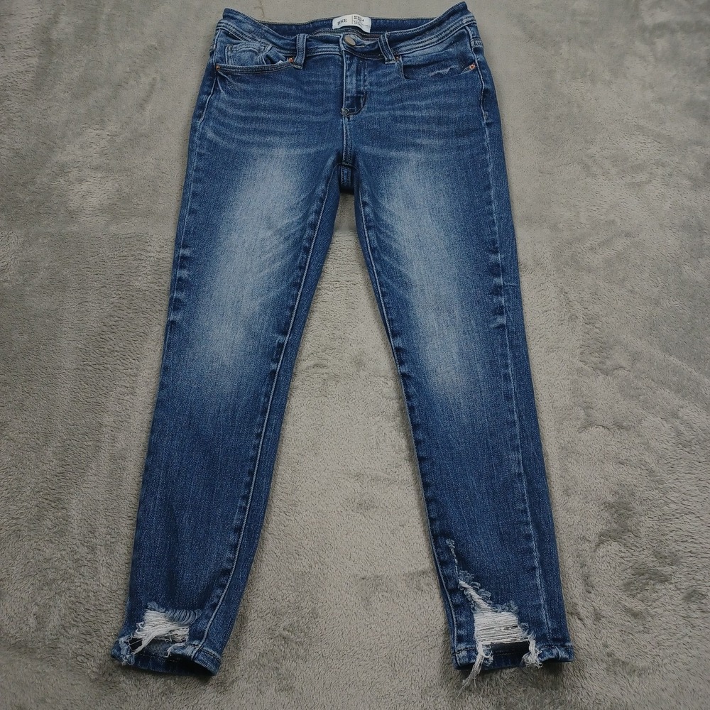 BKE Jeans Womens 29 Blue Denim Skinny Slim Fit Mid Rise Preppy Casual